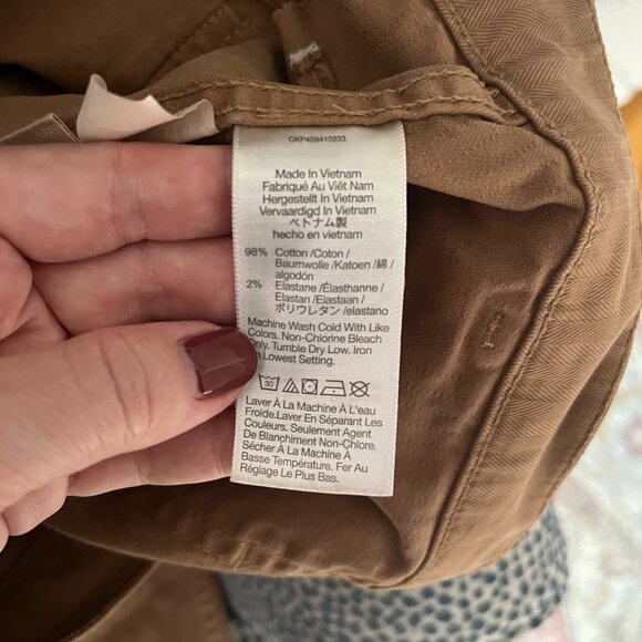 MADEWELL The Perfect Vintage Straight Workwear Pant size 33 *small tear* - Picture 7 of 7